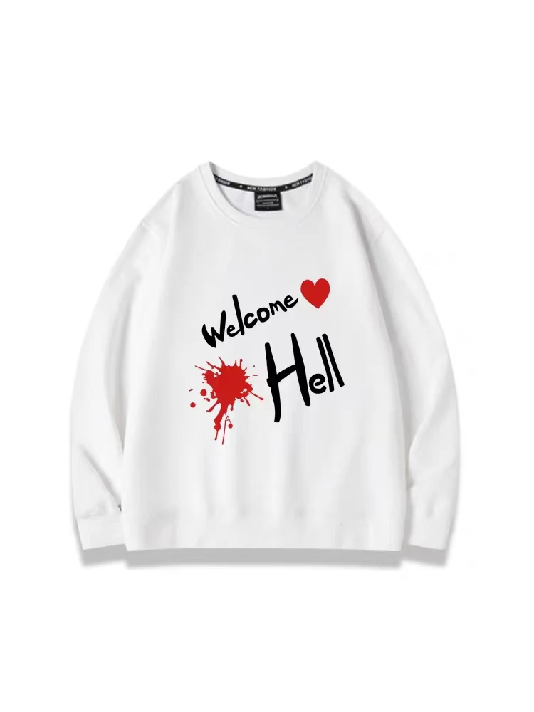 Hecatia Lapislazuli Anime Sweatshirt Touhou Project Manga Graphic Clothing Winter Oversized Men Pullover Tracksuit Women Top