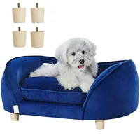 Pet Sofa, Dog Couch Bed for Medium-Sized Dogs and Cats, Supports up to 81 lbs 1