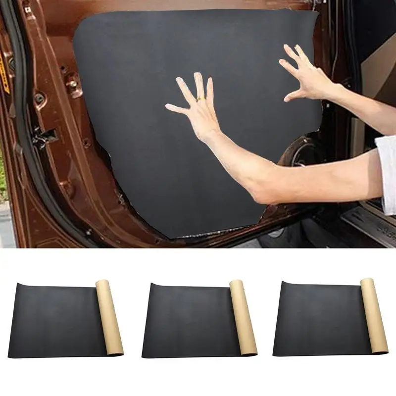 

200x50cm 6/8/10mm Car Sound Mat Proofing Deadener Heat Noise Insulation Deadening Mat Hood Closed Cell Foam Accessories