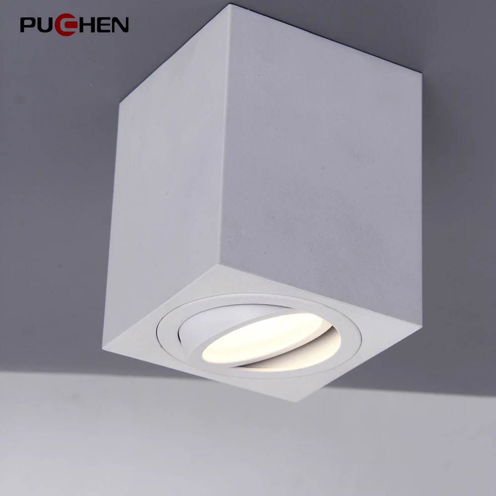 Puchen LED Downlight Indoor COB Ceiling Light Nordic Spotlights Home Decorative Lamp Surface Mounted Bedroom Lamp