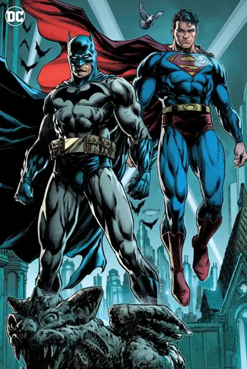 バッドマン スーパーマン　アメコミ　ビジュアルアートポスター Amazon.co.jp: Trends International ウォールポスター
