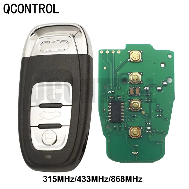 

QCONTROL 315/ 434/868MHz Car Remote Smart Key for Audi A4/S4/A5/S5/Q5 2007 2008 2009 2010 2011 2012 2013 2014 2015 2016