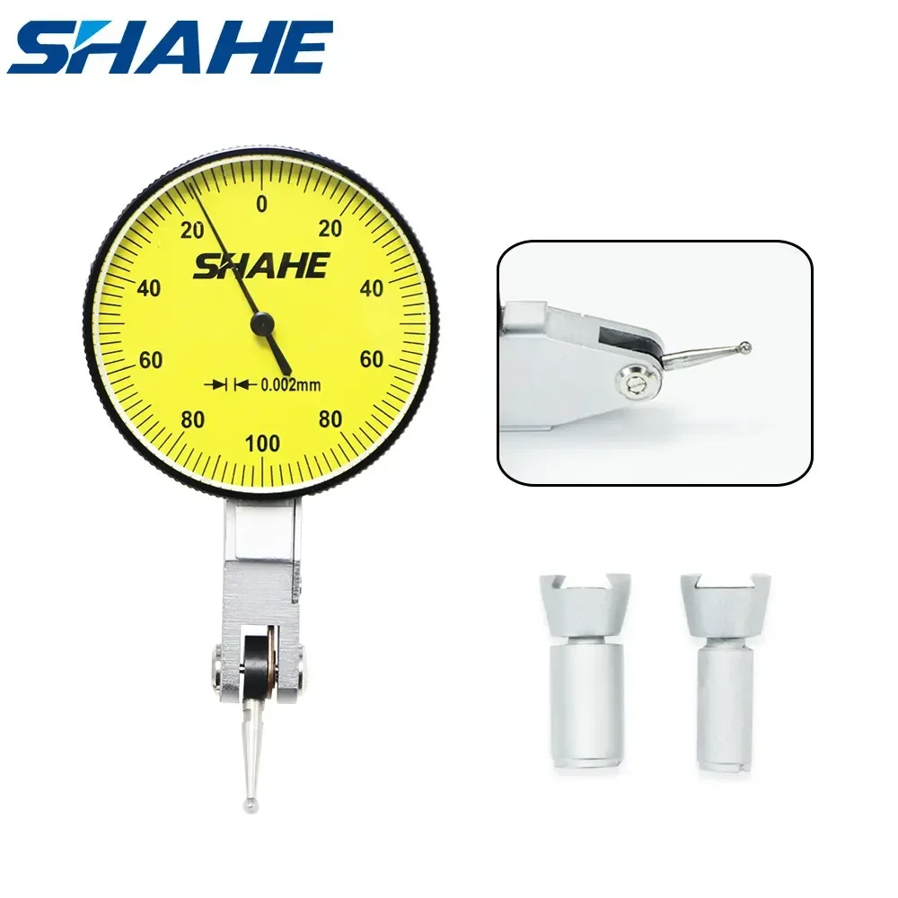Dial Indicator Gauge 0-0.2 mm 0.002 mm Dial Indicator Gauge Dial Test Indicator Metric Measurement Tools