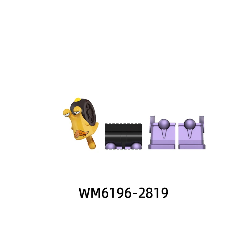 WM6196 무기 바지 헤어 파츠 액션 피규어 검 망토 비둘기 자전거 날개 모델 블록 MOC 브릭 세트 선물 장난감