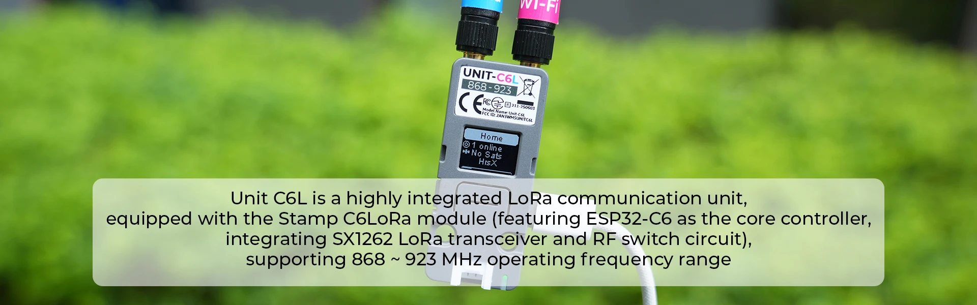 Official C6L Unit for Meshtastic (SX1262.ESP32-C6)