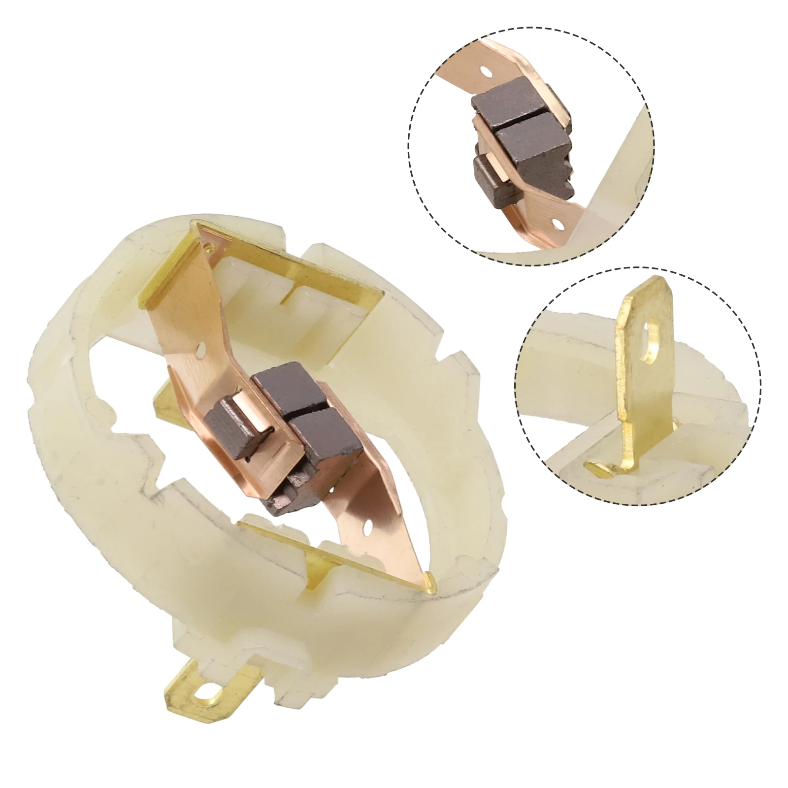 

Высококачественные полезные аксессуары, новый прочный держатель щетки Arbon, моторный ротор белого цвета, 1 шт., металл/пластик