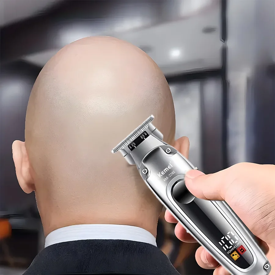 Kemei 2261 Men's Hair Trimmer Beard For Men Hair Clipper Rechargeable Electric Trimer Zero Gap Haircut Kit Machine