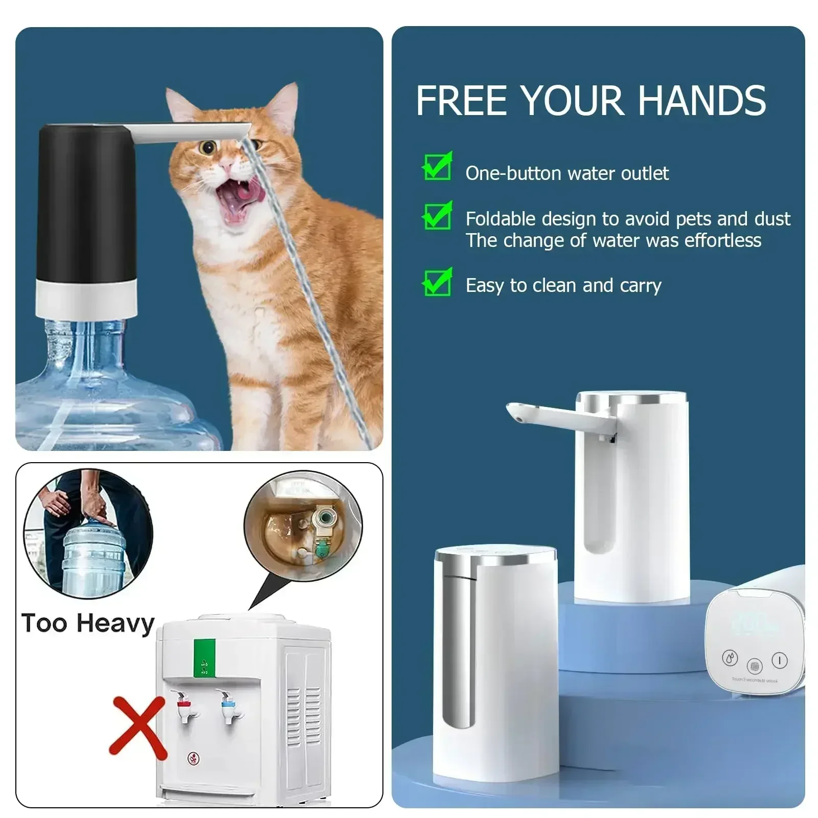 bomba eléctrica para botellas