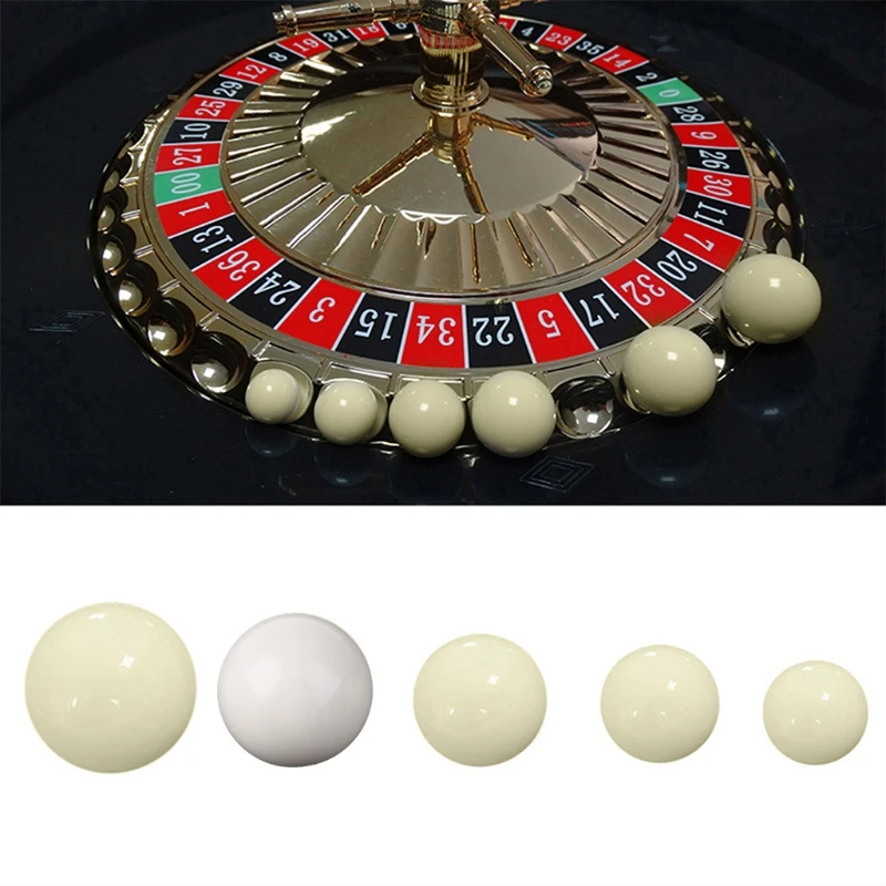 3Pcs American Roulette Ball 12/15/18/20/22Mm Casino Roulette Gioco Palla Resina Bal
