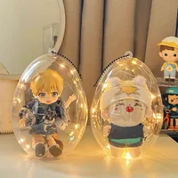 Baby Three Orchard Baby Three Orchard Storage Box Clear Acrylic Doll Display Bag Dustproof Pop Mart Labubu Makeup Bag Outdoor 2