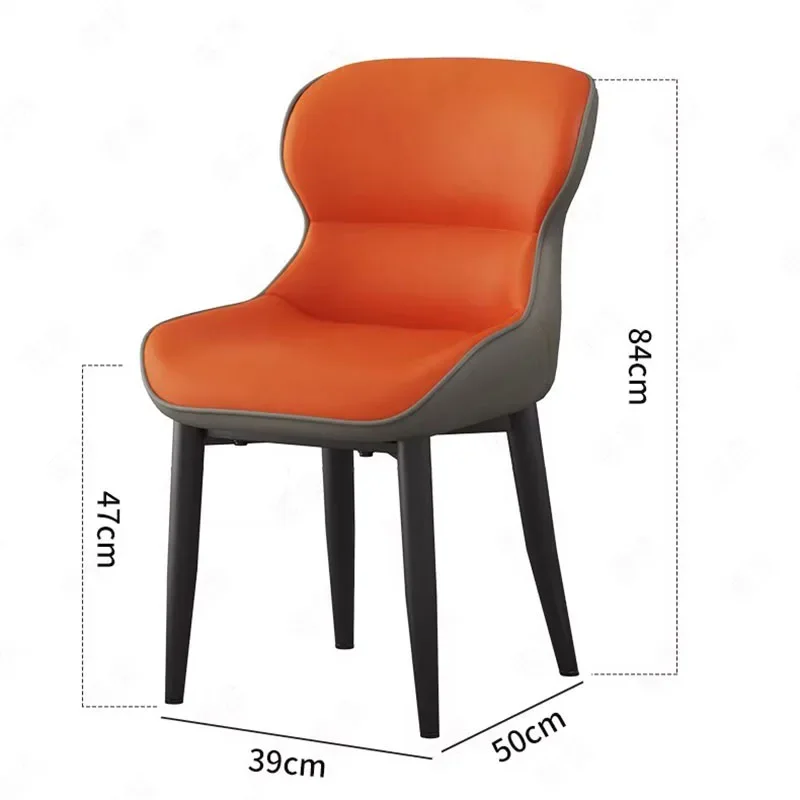 Luxury Trendy Dining Chairs Vintage Beautiful Modern European Dining Chairs Upholstered Nordic Cadeiras De Jantar Furnitures