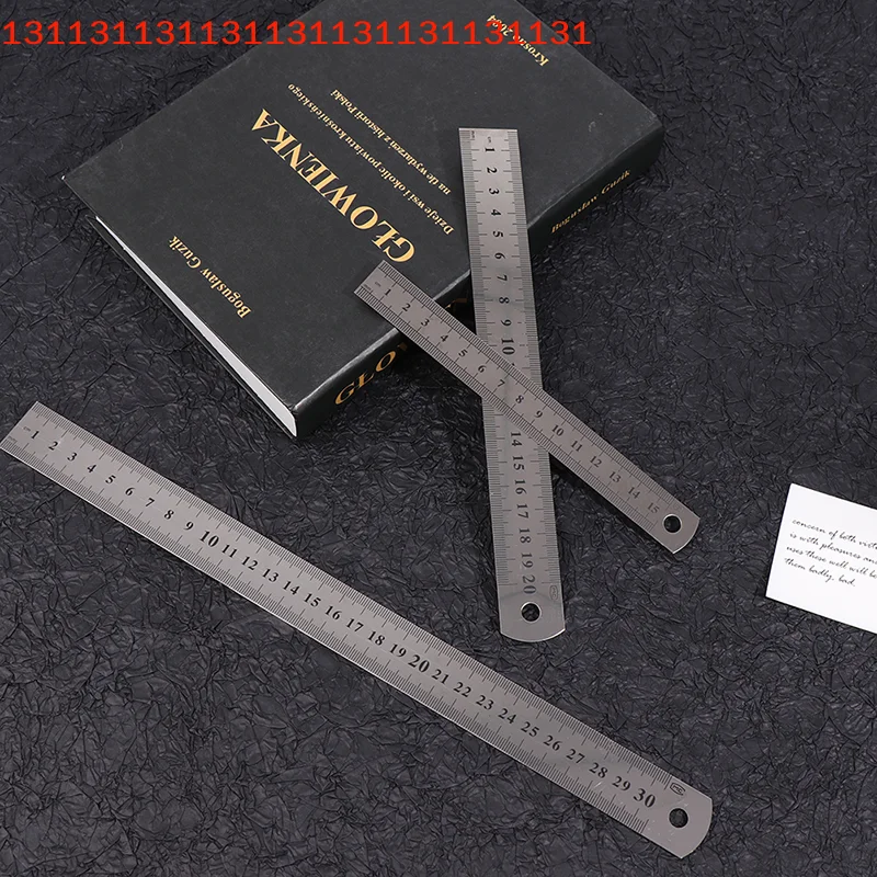 드로잉 자 표준 3개 세트 엔지니어링 학교 사무실용 스테인레스 스틸 자 15cm/20cm/30cm