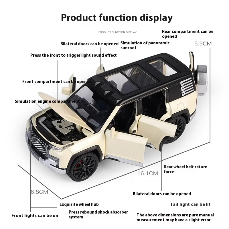 Diecast Alloy Model Car with Sound and Light - Classic Display Collectible Ornaments, Birthday Gift