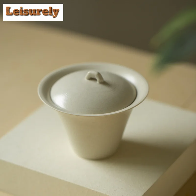 Japanese Fenyin Yin Horseshoe Gaiwan 110ml Luxury Tea Tureen