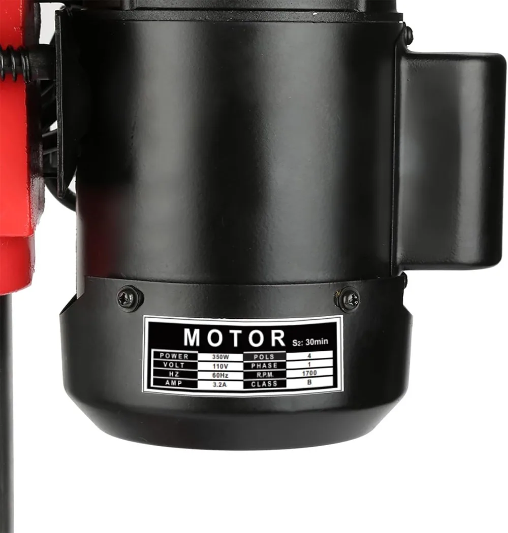 Mini Bench Drill Press 350W, 5-Speed Tabletop Drilling Machine, 50mm Capacity for DIY Woodworking Workshop