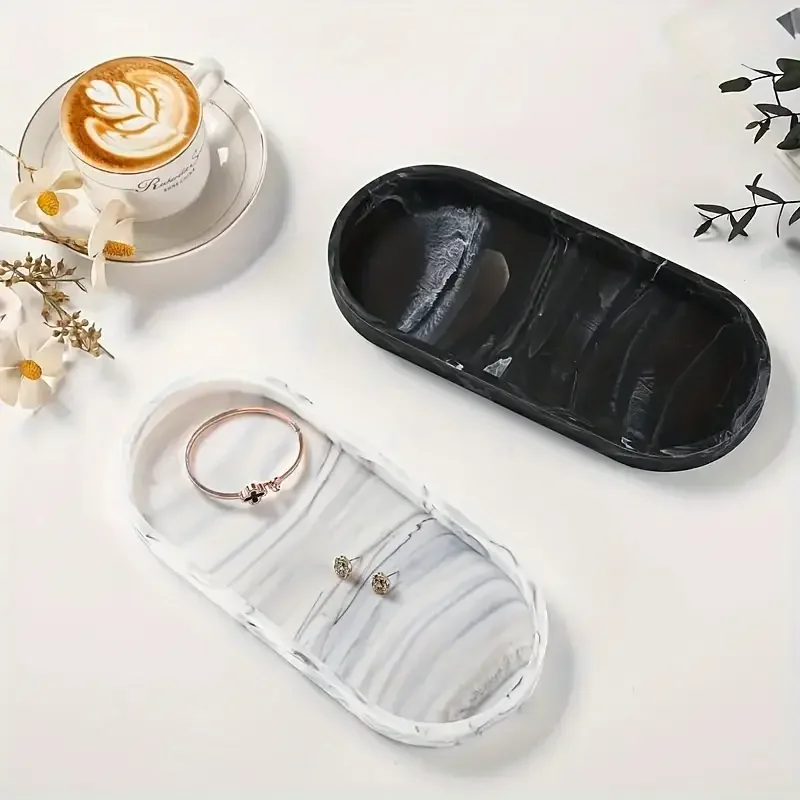Silicone Soap Tray 1PC Oval Silicone Bathroom Counter Tray 9.84 Inch (Approx. 25cm) Flexible Kitchen Soap Tray