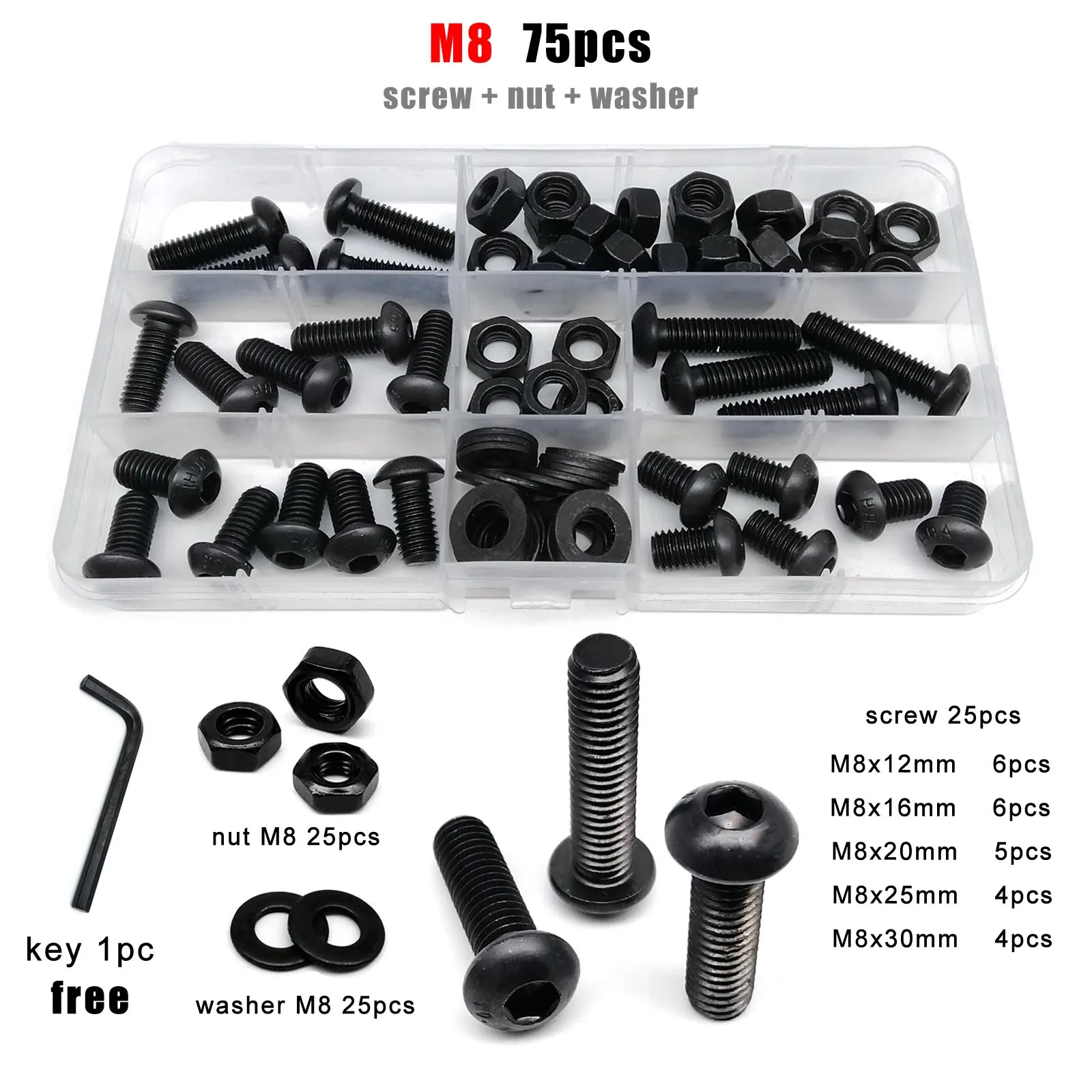 M8 75pcs
