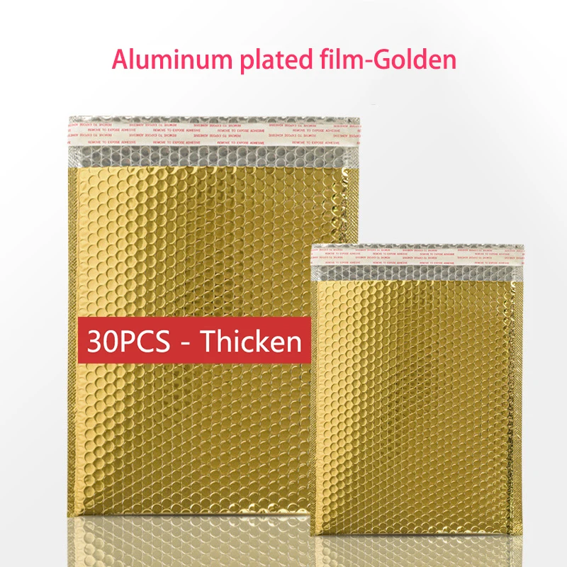 30 PCS Holographic Mailer Laser Bubble Mailers Padded Envelopes Packaging Bags for Business Bubble Mailers Shipping Packaging
