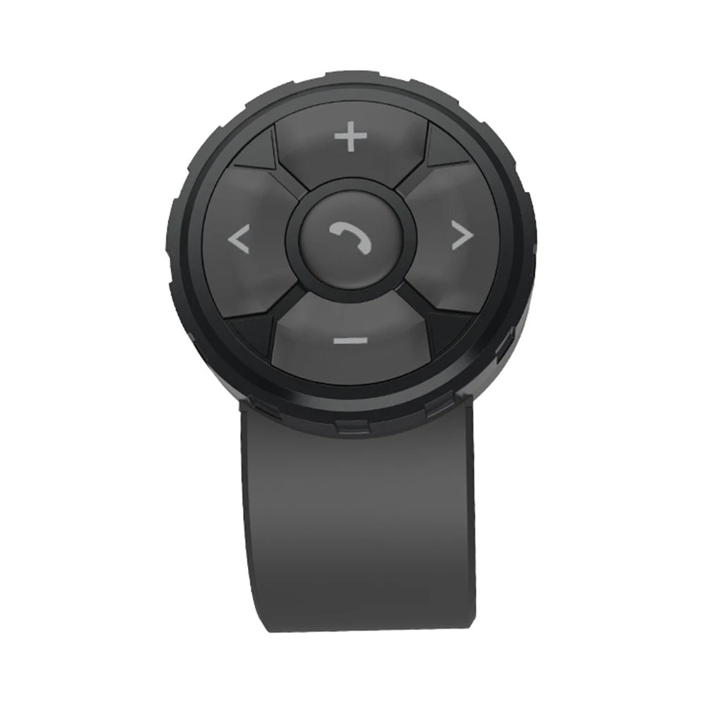Wireless Remote Controller Hands-free Phone Car Steering Wheel Control Bluetooth-compatible 5.3 for Motorcycle/Bike Handlebar