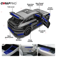 Frosted Vinyl Wrap Stickers for Car Livery Matte Vehicle Decoration Grey Motorcycle Helmets Car Wrapping Film Automotive Sticker 2