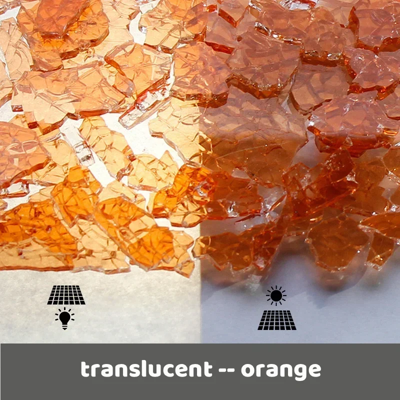 translucent orange