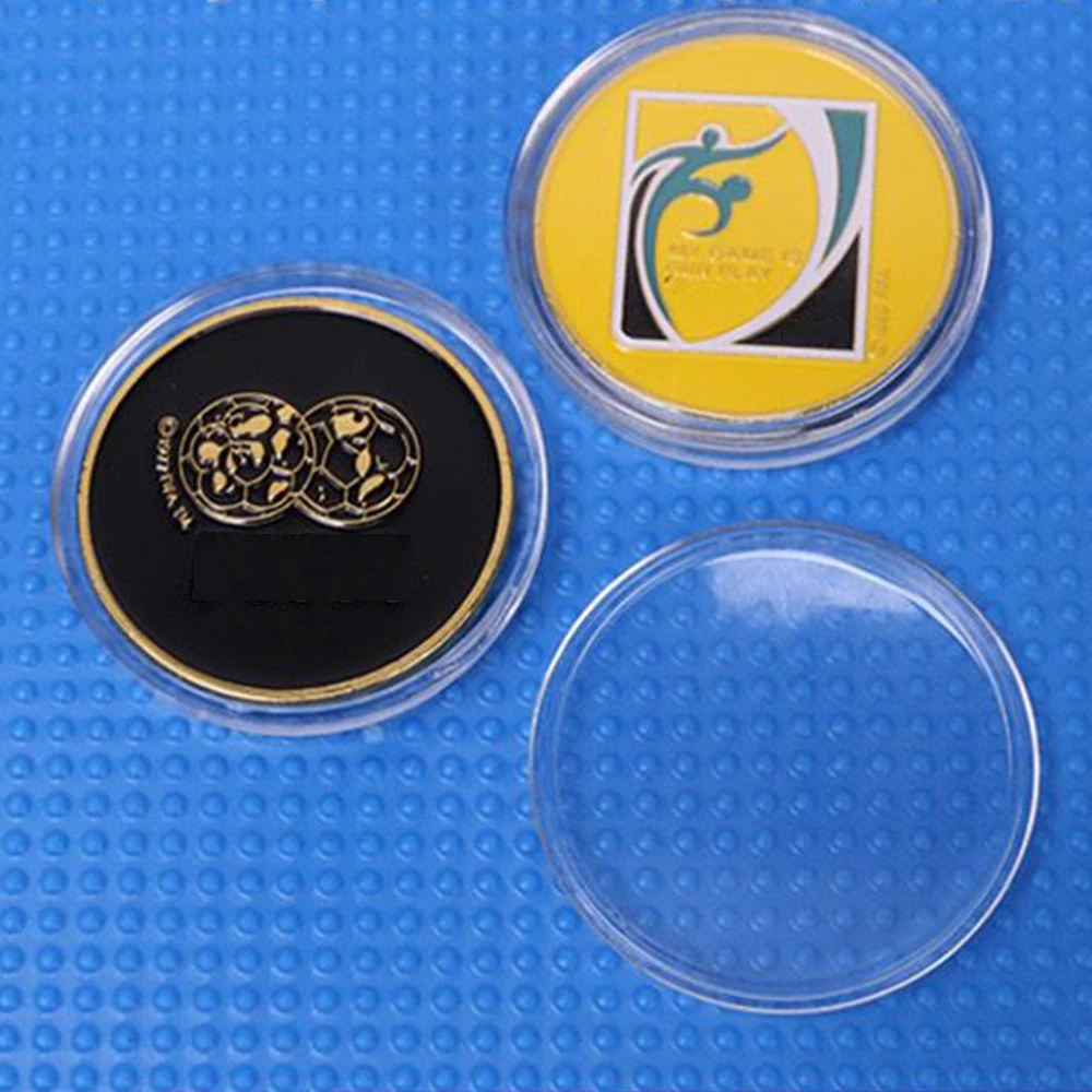 Football Coins Football Soccer Referee Side Toss Picker Coins for Outdoor Games Sports Accessories