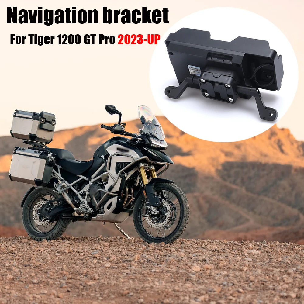 

Navigation Stand Holder Phone Mobile Phone GPS Bar Bracket Support For TIGER 1200 TIGER1200 Tiger 1200 Tiger1200 GT PRO 2023-