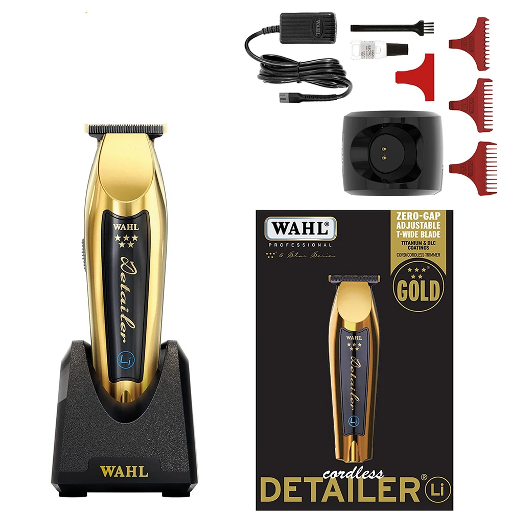  Wahl Professional 5 Star Limited Edition Gold Cordless Magic  Clip #8148, Black, 1 Count : Beauty & Personal Care