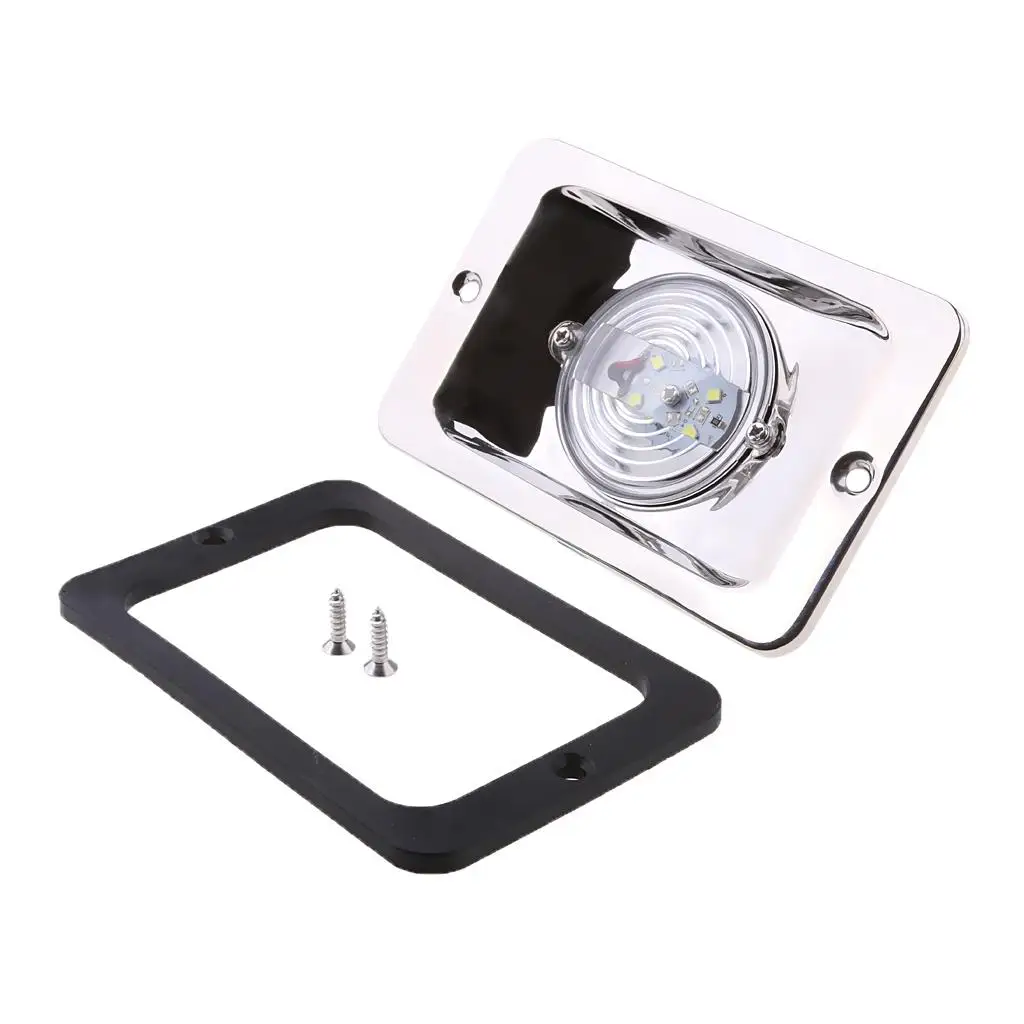 White LED Stern Navigation Underwater Lamp Corrosion Resistant Boat