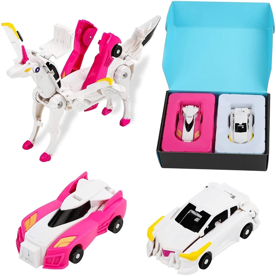 Hello Carbot Unicorn Mirinae Prime Transforming Action Figure Toy Ornament Gift