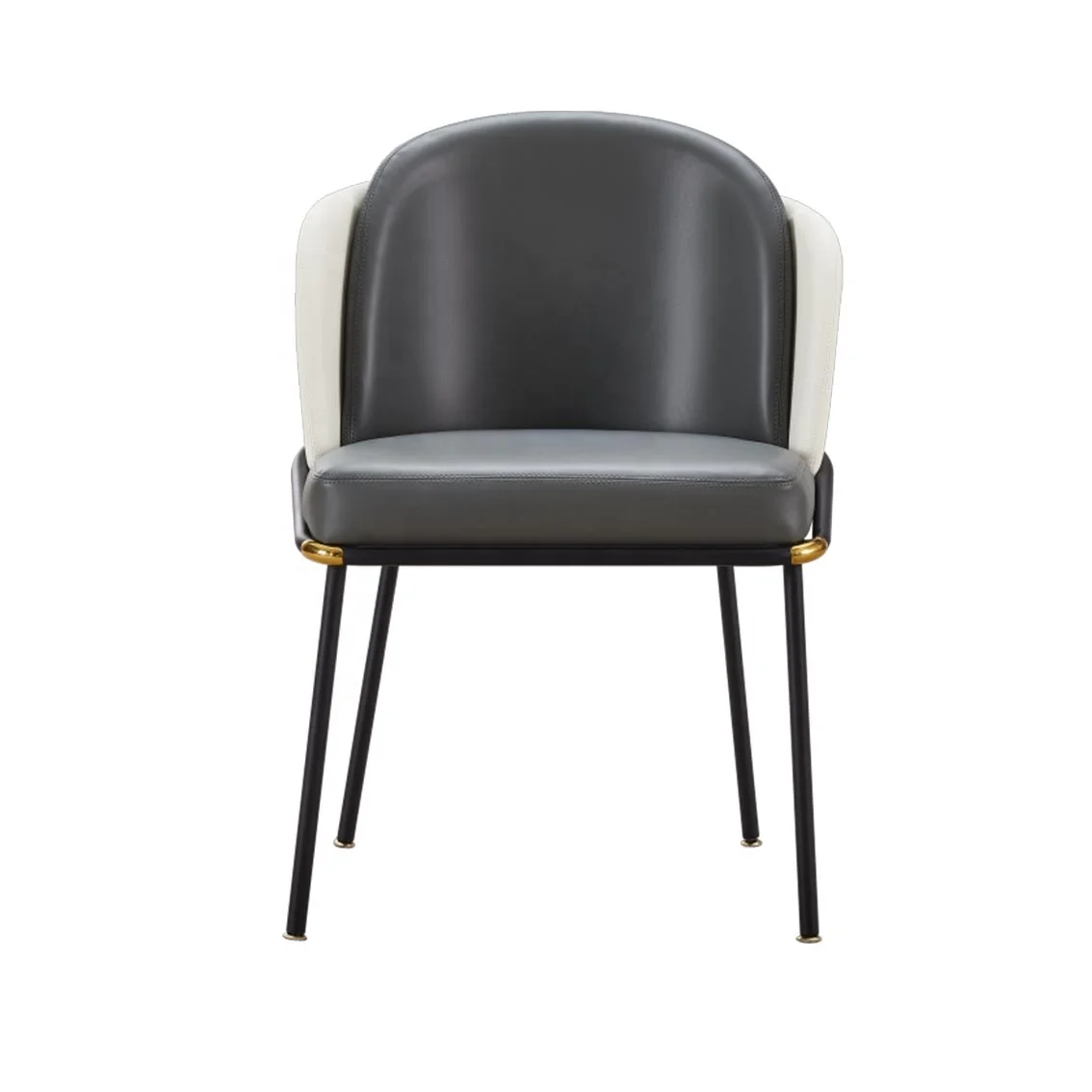 Retro Fabric Upholstered Accent Chair Living Room Coffee Hotel Dining Chair