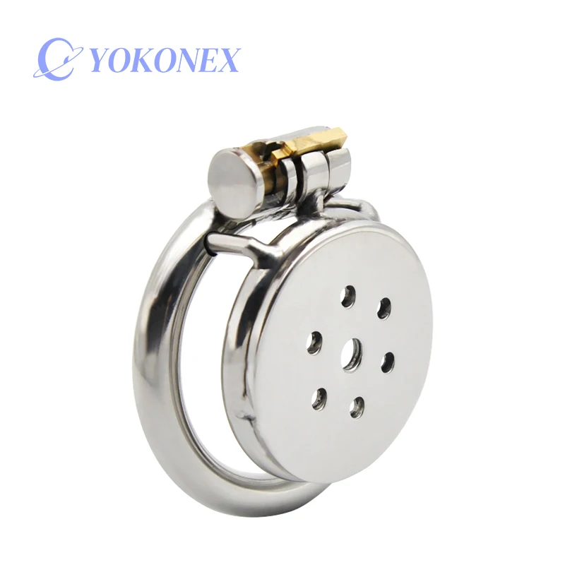 Male slave super mini chastity cage stainless steel chastity device penis cage cock ring lock sex toy men's BDSM sissy