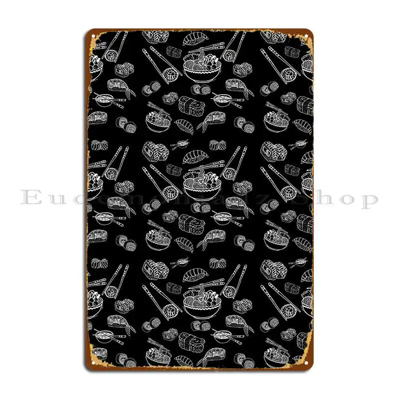 

Японский еды эстетический металлический знак Паб Клуб индивидуальный дизайн кинотеатр оловянный знак плакат