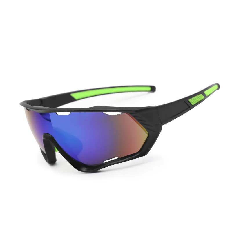 Lot de 2 lunettes de soleil de course à pied polarisées pour vélo de route, baseball - Protection UV400 (rose + rouge