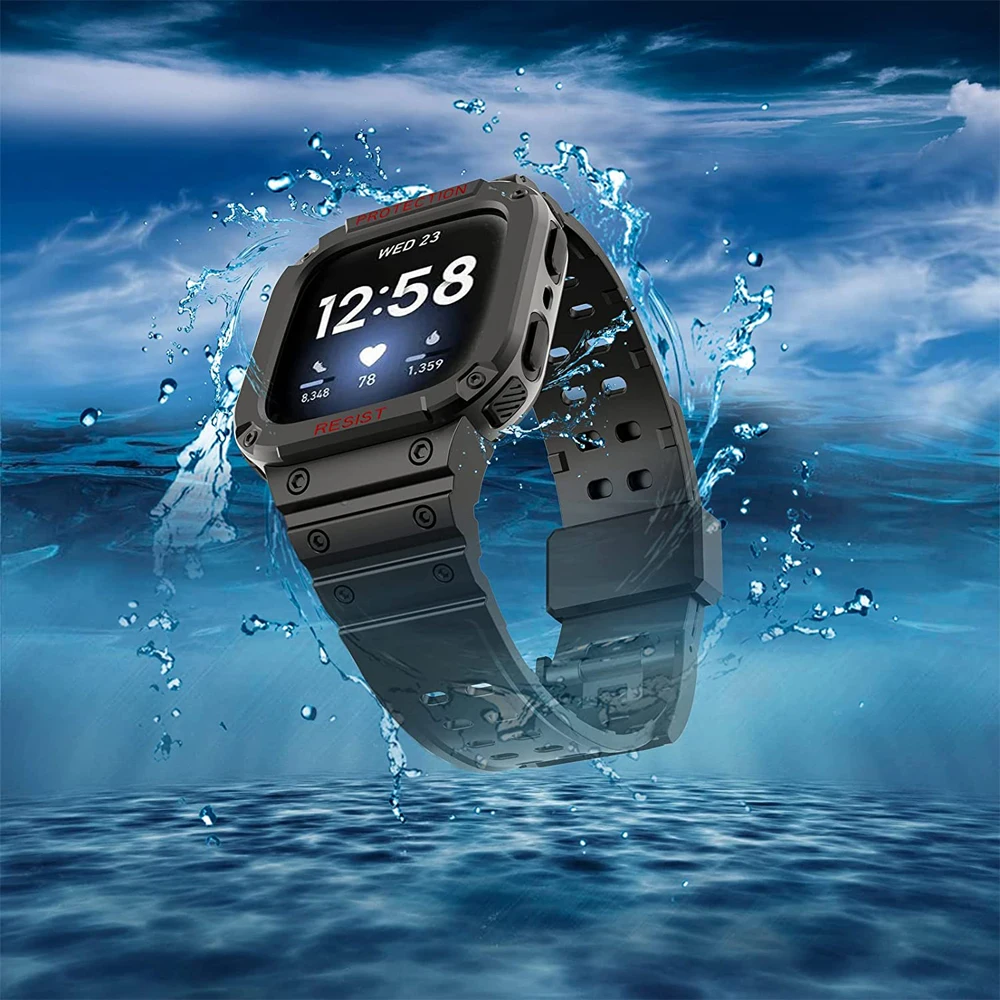Fitbit Versa 2/ Versa 3/Fitbit Sense  YAYUU Ʈ, ̽ , Fitbit Versa/Versa lite ߰ TPU ȣ 