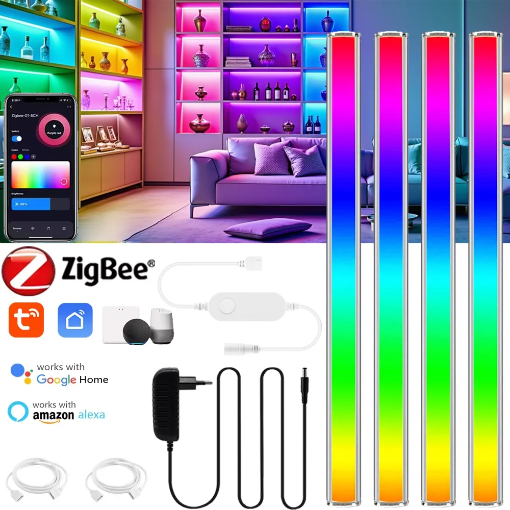 DC12V RGB Color Under Cabinet Lights Zigbee3.0 Smart LED Controller S557f224389b04a2ab2b078fd55e02365P