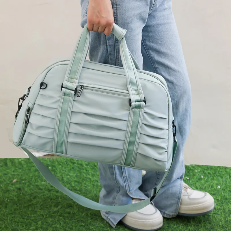 Travel Lare Capacity Yoa Fitness Pleated Boardin And Business Trip Student Accommodation Storae Ba, Waitin For Delivery