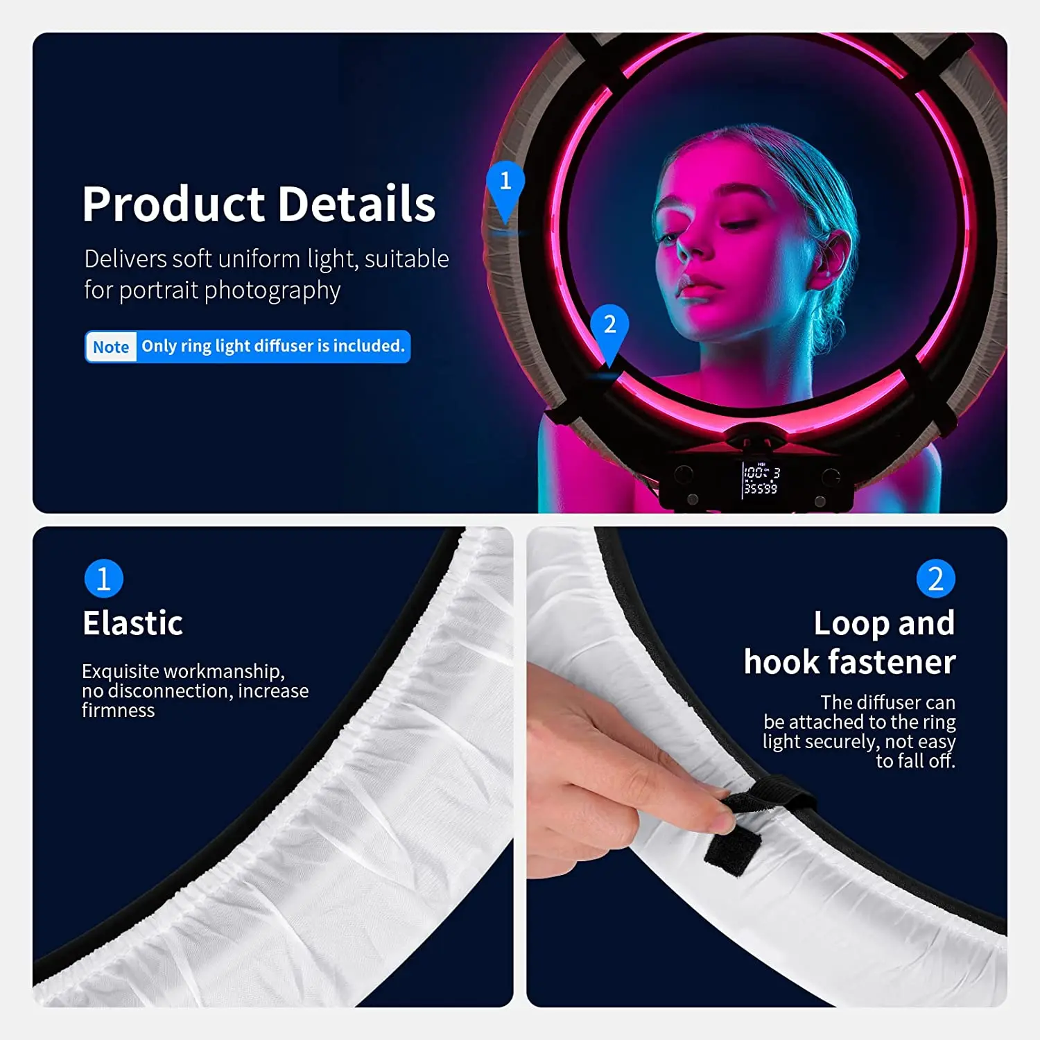 Neewer Aro De Luz Dia Sin Iva RL-18 Replacement Bulb NEEWER Aro De