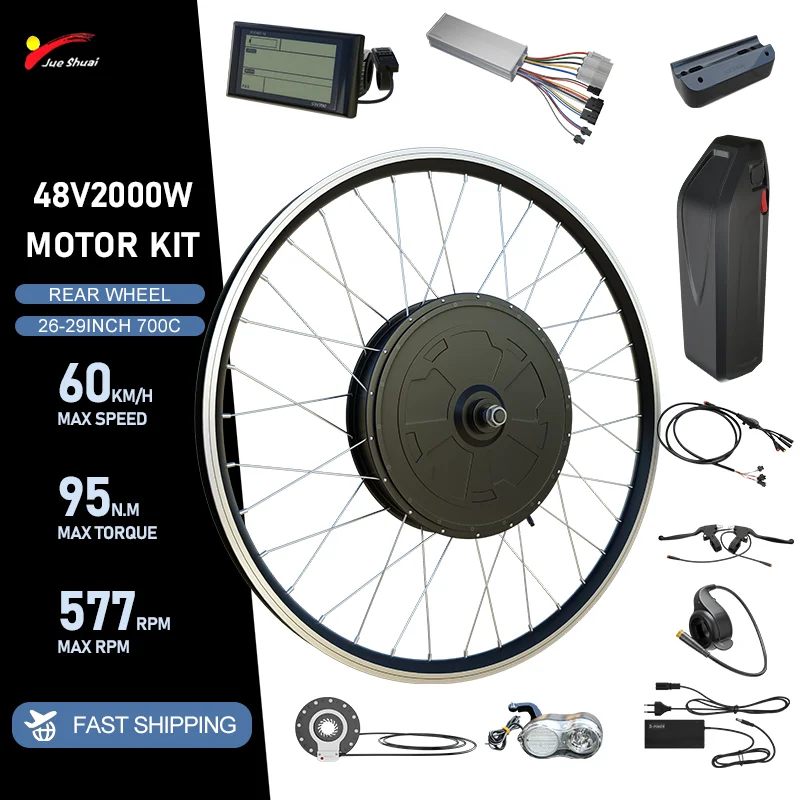 48V 2000W Electric Bike Conversion Kit: Real-World Performance ...