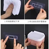 Waterproof Wall Mount Toilet Paper Holder Shelf Toilet Roll Paper Tube Storage Rack Storage Box Tray Rack Bathroom Supplies 6
