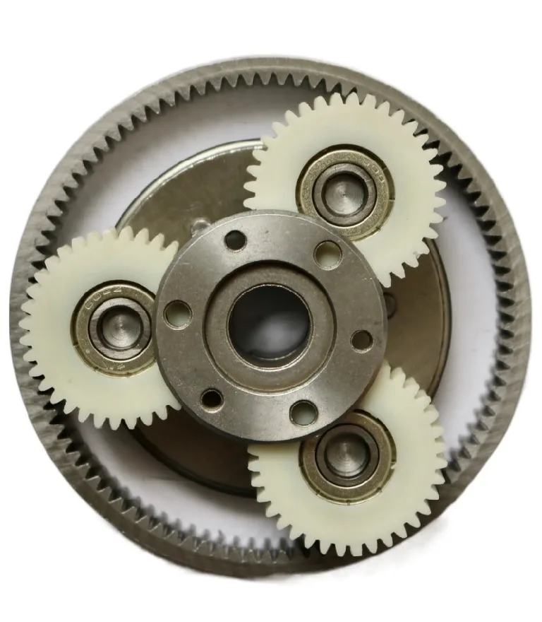 

1set 36teeth Gear Diameter:47.5mm Thickness:13.5mm High-speed Electric Vehicle Motor Nylon Gear+gear Ring+clutch