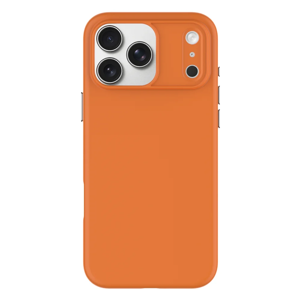 Luxury Rock Sand Frosted Anti-Slip Shockproof Phone Case with Alloy Button and MagSafe Compatibility