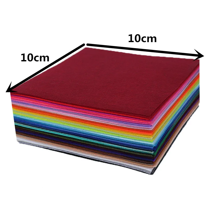 Felt Fabric Sheet 40Pcs 1mm Thick for DIY Sewing