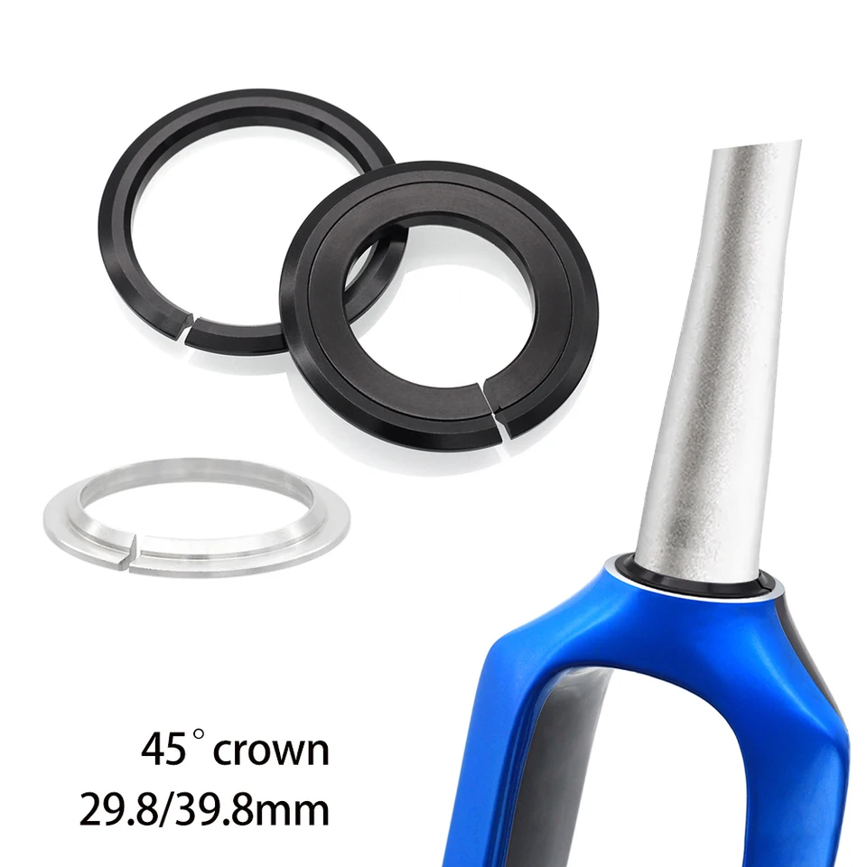 Anneau De Base Pour Casque Vélo - Adaptateur Réducteur Conique En Alliage Aluminium, Couleur Rouge, Remplacement Chariot