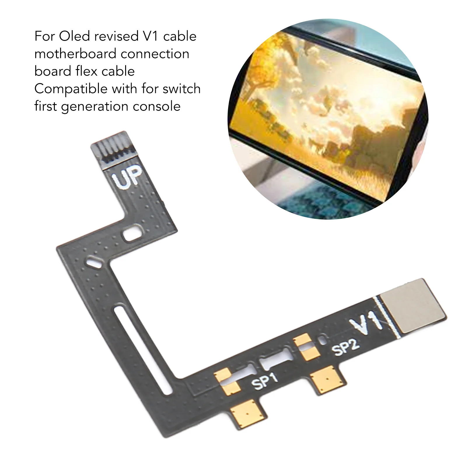 게임 콘솔 플렉스 CPU 케이블 게임 콘솔 CPU 케이블 교체용 스위치 OLED 플렉스 SX 스위치 OLED 개정 V1 케이블 TX PCB