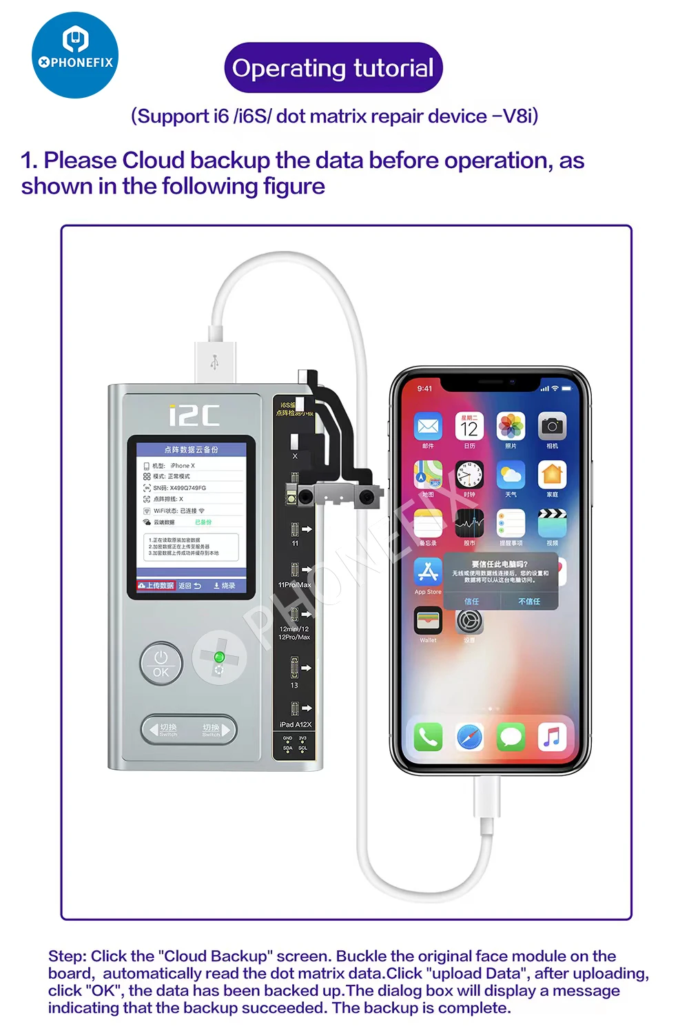 Face Id Repair Tools Ic | I2c Face Id Programmer - I2c Fa02
