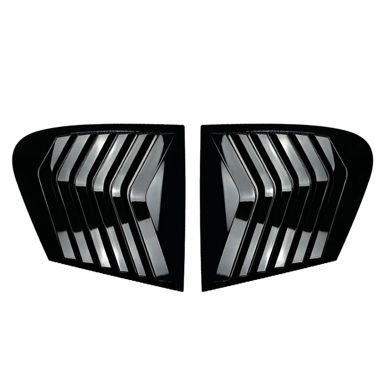 

Car Rear Window Shutter Cover Trim Window Louver Side Vent Shutter Panel Carbon Fiber For BMW 1 Series F20 118i 120i 2011-2019