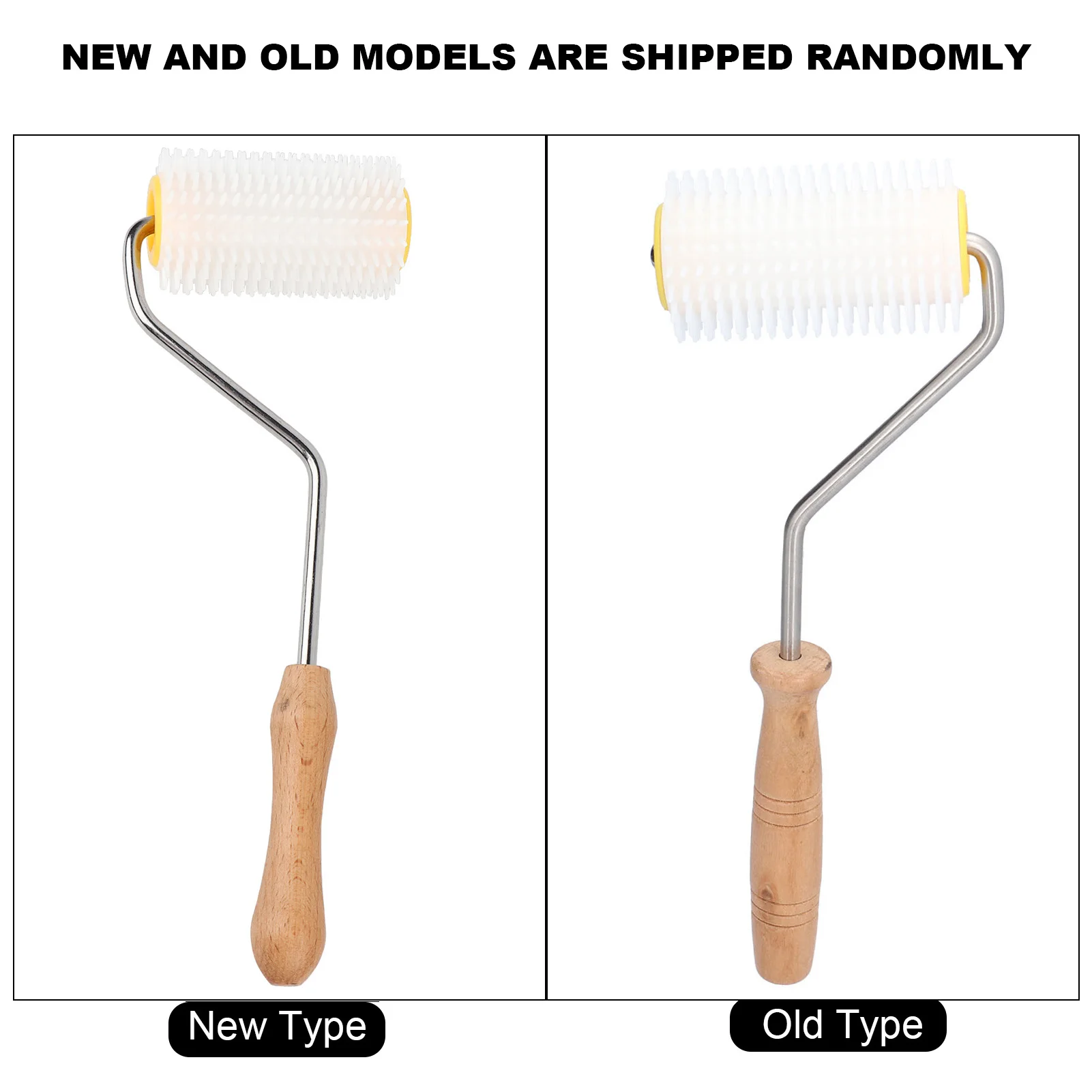 Honey Uncapping Roller with Wooden Handle Beehive Extracting Roller Beekeeping Tool beekeeping tools beekeeping accessories
