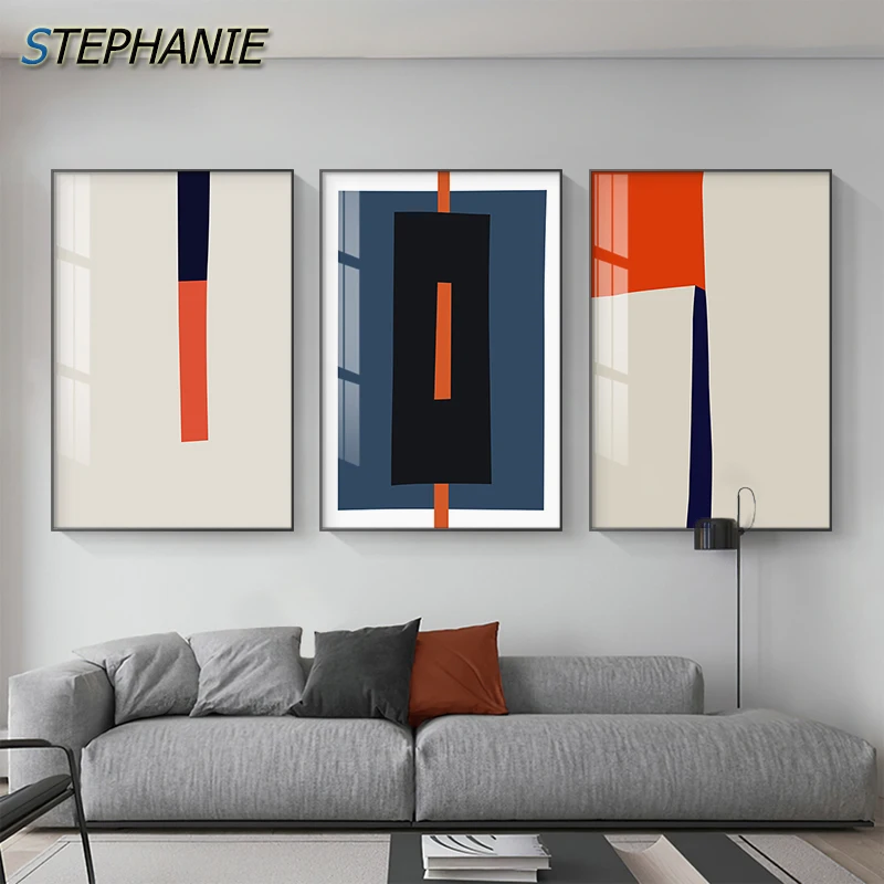 

Nordic Colorful Wall Posters Decorativo Minimalist Canvas Painting Prints Abstract Wall Art Picture for Living Room Bedroom Deco