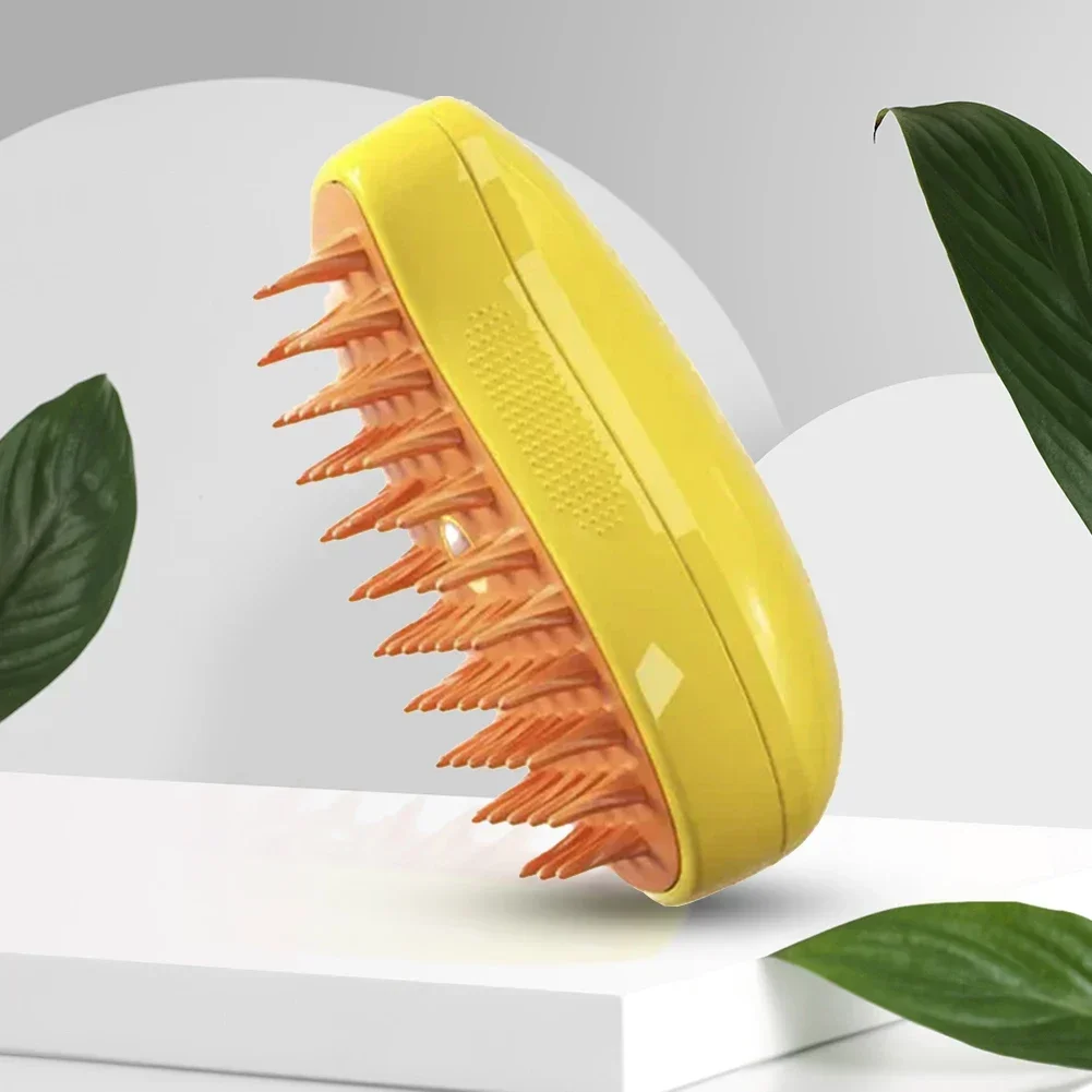 Description Picture 4 of itemSteamy Cat Brush with rotate Handle 3 in 1 Electric Cat Brush Steam Spray for Massage Pet Grooming Comb Hair Removal Combs